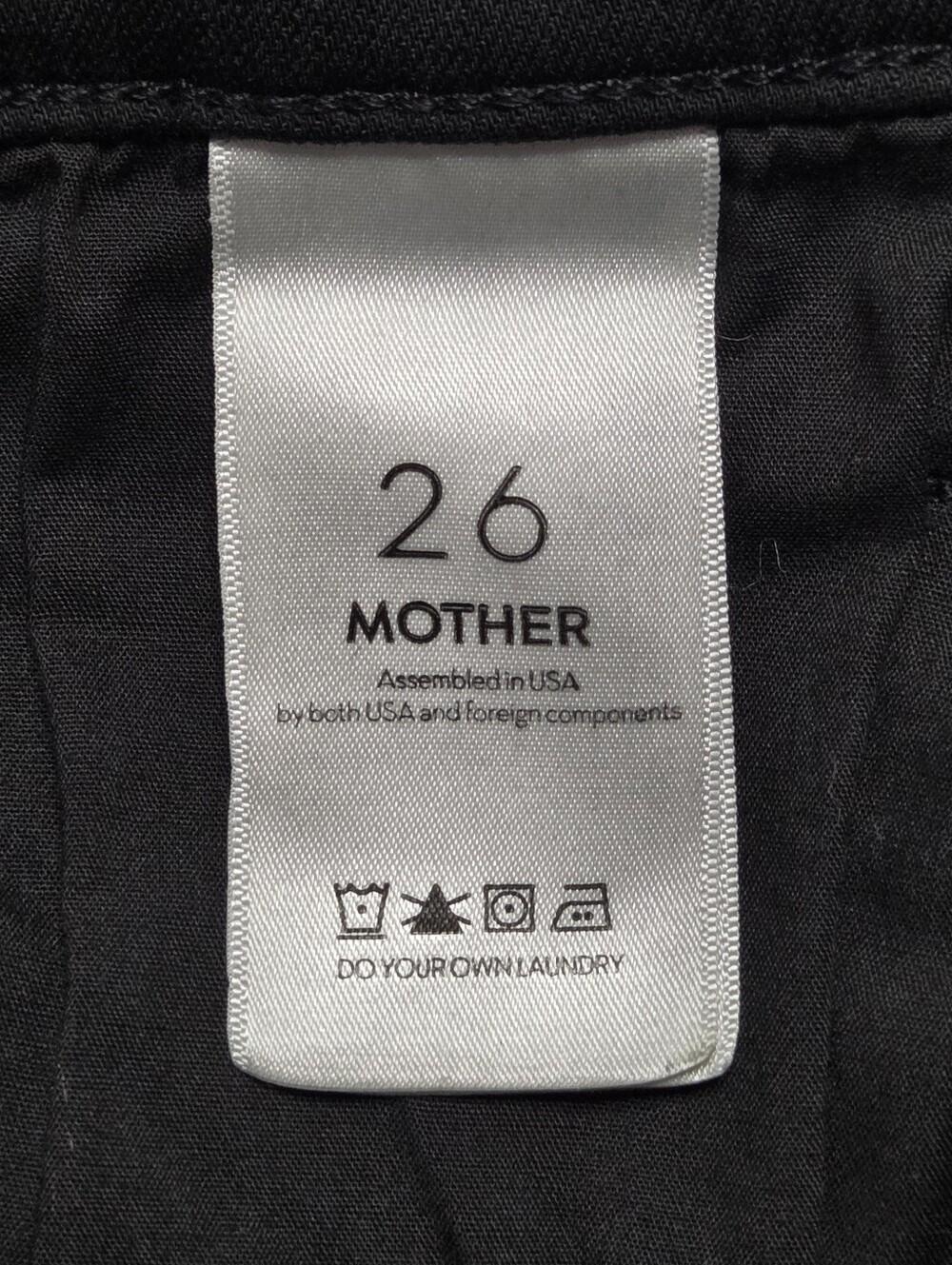 Mother The Hustler Ankle Fray Jeans Not Guilty Size 26 - Picture 9 of 11
